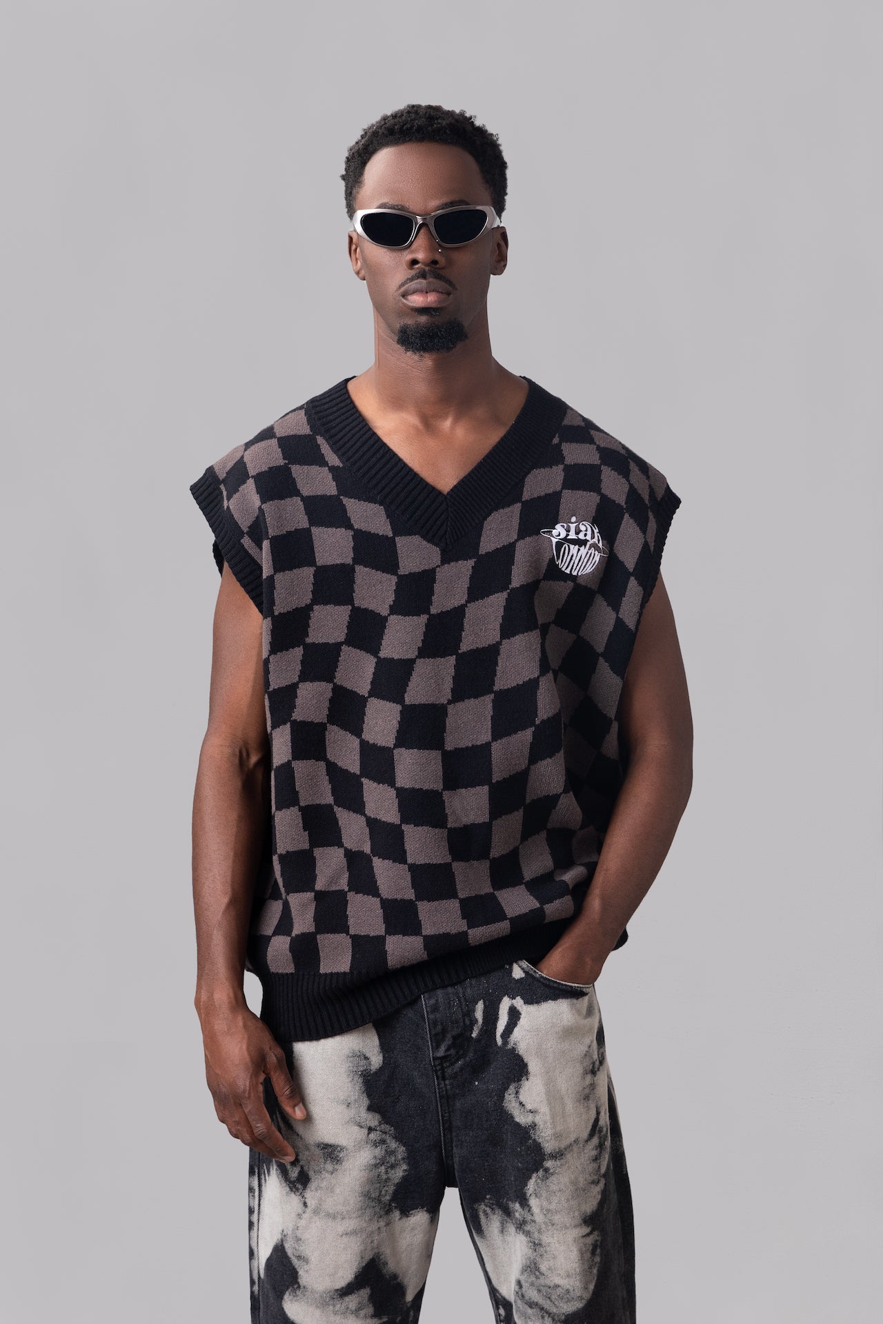 Signature Knitted Sleeveless Jumper