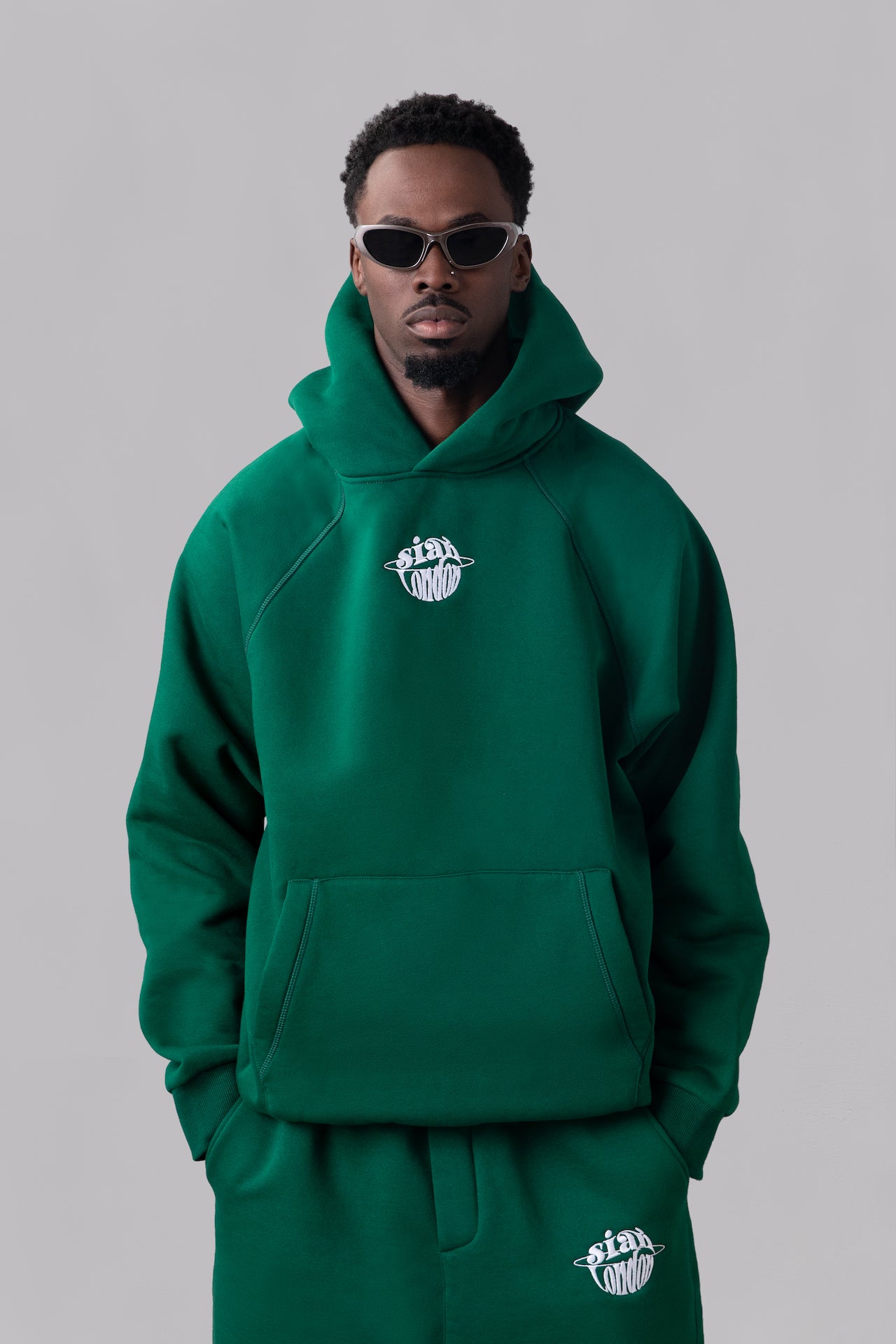 Signature Hoodie Forest Green